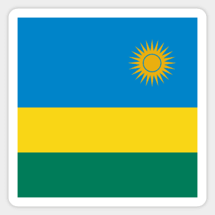 Rwanda flag Sticker